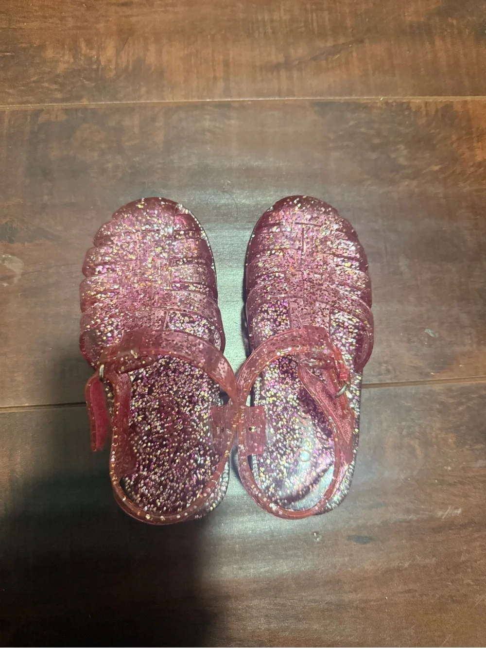 OshKosh B'gosh Sparkle Jelly Sandals - Pink Glitter